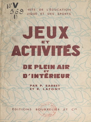 cover image of Jeux et activités de plein air et d'intérieur